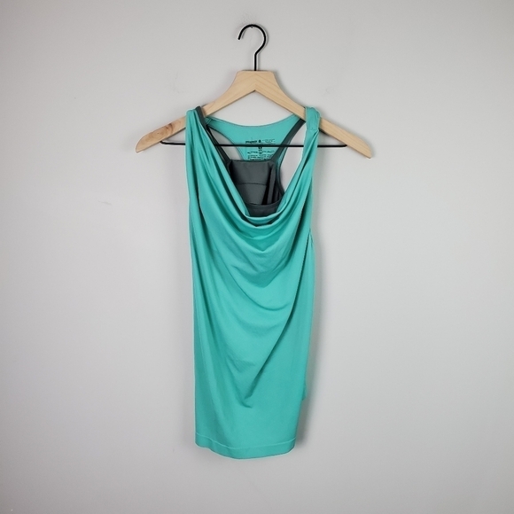 Patagonia Teal Gray Tank Top Small - Picture 1 of 5